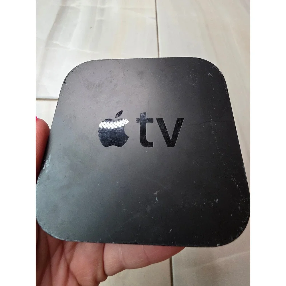 Apple TV‎ 3rd Generation Black Media Streamer Model A1469 EMC 2633 1080p HD F1